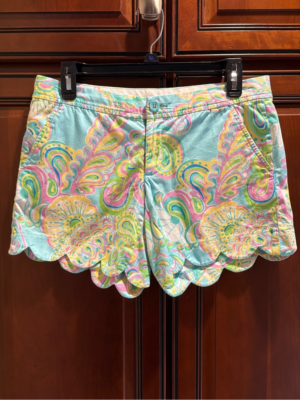 Lilly Pulitzer "The Buttercup" Scalloped Shorts -